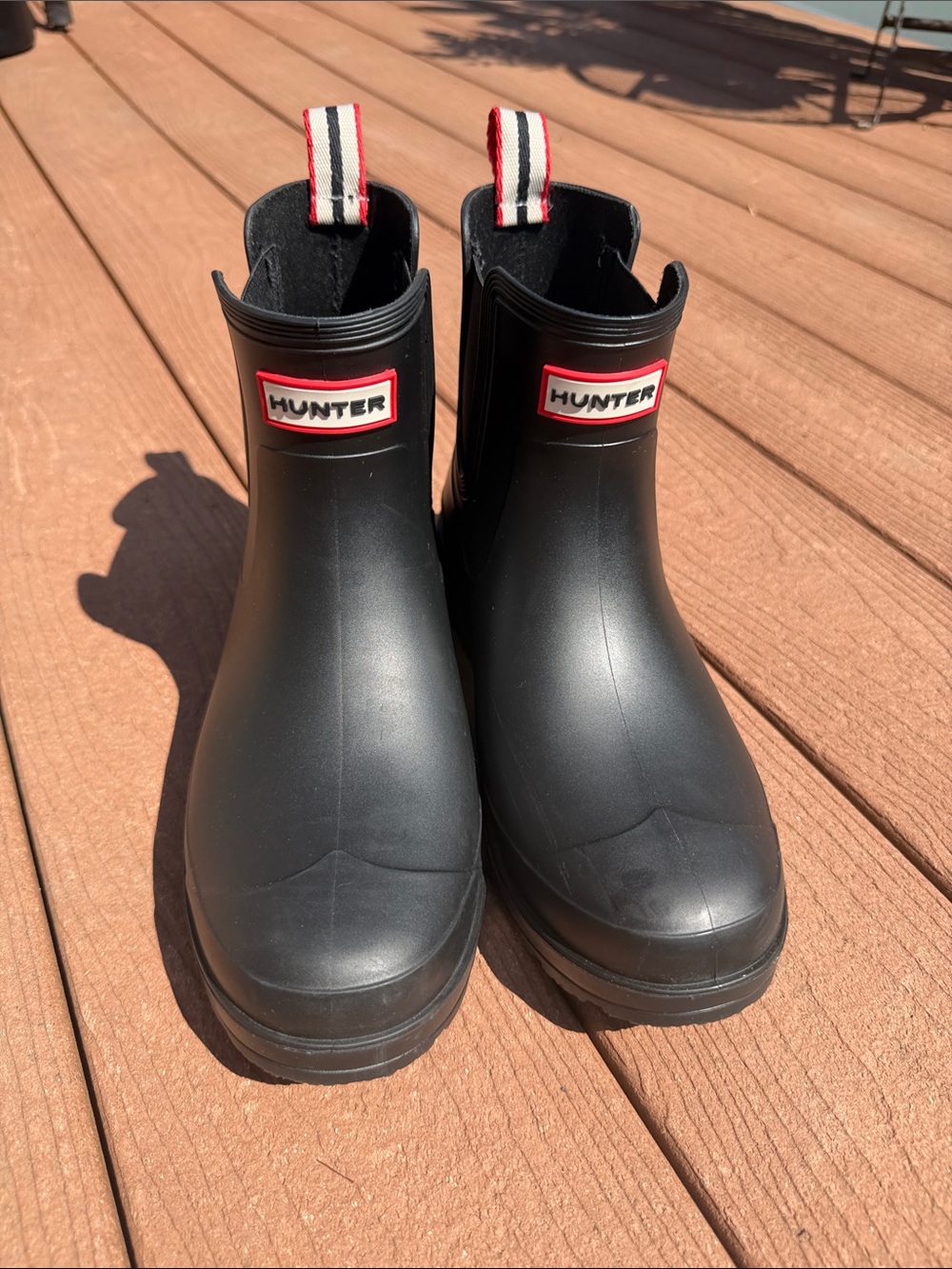 Hunter Women’s Black Short Rain Boots Play EUC - Picture 2 of 7